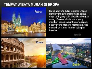 Tempat Wisata Murah di Eropa