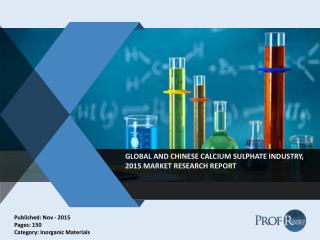Global and Chinese Calcium Sulphate Market Size & Share to 2020
