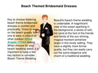 Beach Themed Bridesmaid Dresses