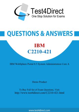 IBM C2210-421 Exam Questions