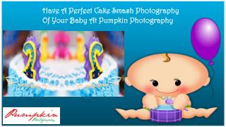 Have A Perfect Cake Smash Photography Of Your Baby At Pumpkin Photography