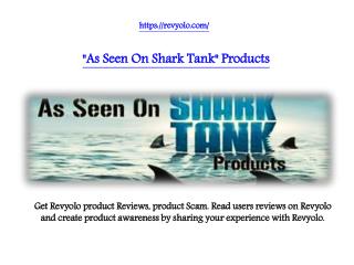 Products As Seen On Shark Tank