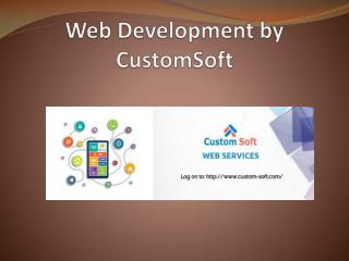 Website Development by CustomSoft