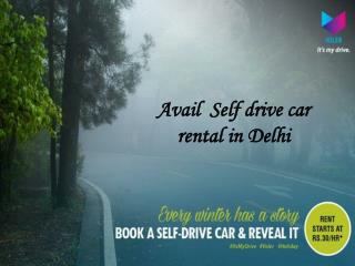 Discover the best ride at self drive car rental in Delhi