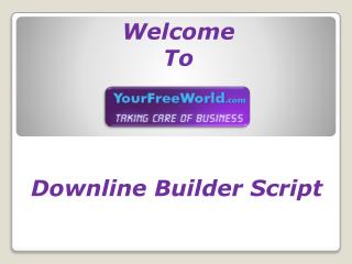 Downline Builder Script