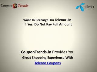 telenor coupons