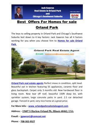 Best Offers For Homes for sale Orland Park