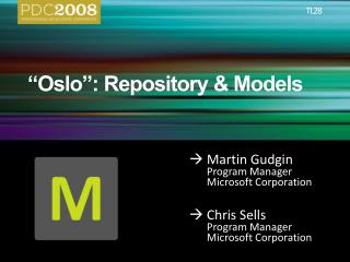 “Oslo”: Repository &amp; Models