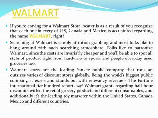 Best Way To Find Walmart Outlet Stores Location