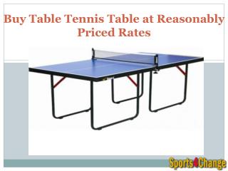 Buy Table Tennis Table at Reasonably Priced Rates