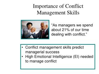 Importance of Conflict Management Skills