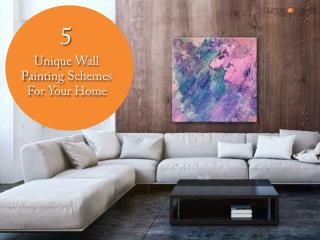 5 Unique Wall Painting Schemes For Your Home