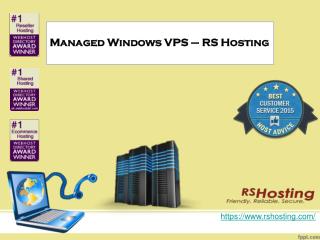 Managed Windows VPS - RS Hosting
