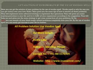 All Problem Solution Use Voodoo Spell