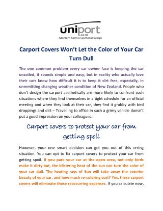 Best Carports in NZ, Carport Service in New Zealand