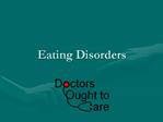 Eating Disorders