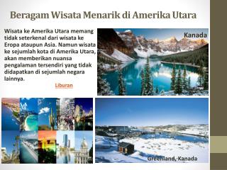 Beragam Wisata Menarik di Amerika Utara