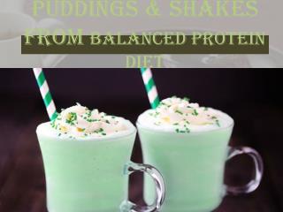 Puddings & Shakes from Balanced Protein Diet