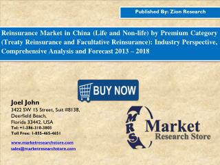 China Reinsurance Market is Expected to Reach Over USD 198 Billion in 2018