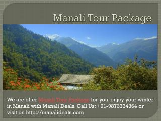 Manali Tour Package | Manali Tourism