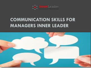 Communication Skills for Managers Inner Leader