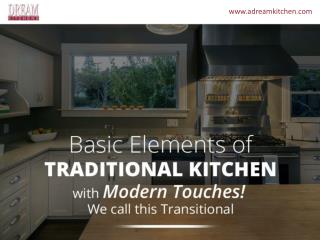 Transitional Kitchen Design in Winchester MA