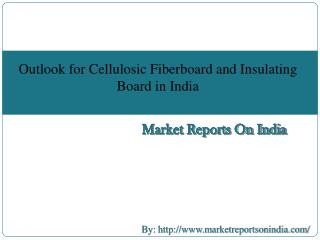 The 2016-2021 Outlook for Cellulosic Fiberboard and Insulating Board in India