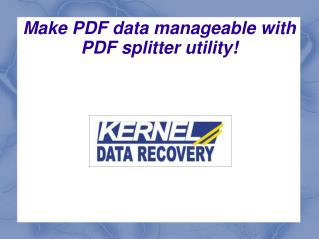 Perform easy PDF Splitting with PDF Split utility!