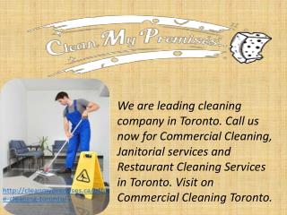 cleaning services Toronto