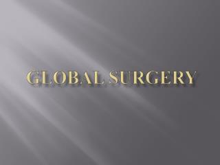 Global Surgery