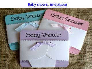 UNIQUE IDEAS FOR YOUR BABY SHOWER INVITATIONS