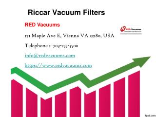 Riccar Vacuum Filters