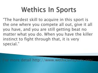 www.wethicsinsports.org