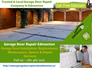 Local Garage Door Installation, Replacement and Repair Service in Edmonton