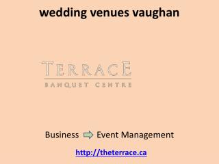 vaughan banquet halls wedding venue