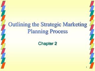 Outlining the Strategic Marketing Planning Process