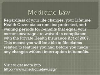 www.medicinelaw.org