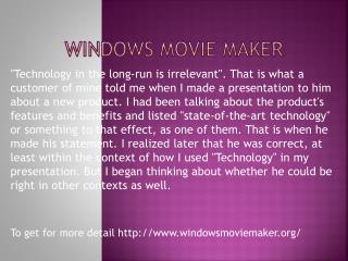 www.windowsmoviemaker.org