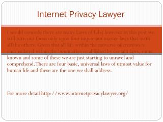 www.internetprivacylawyer.org