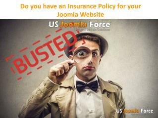 Joomla Website Insurance Service - US Joomla Force