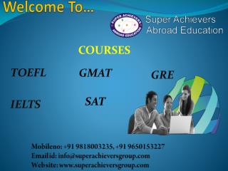 TOEFL Coaching, TOEFL Training in Gurgaon