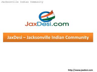 JaxDesi - Jacksonville Indian Community
