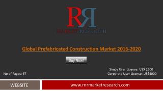 Prefabricated Construction Market 2016-2020 Global Outlook Report