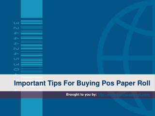 Important Tips For Buying Pos Paper Roll