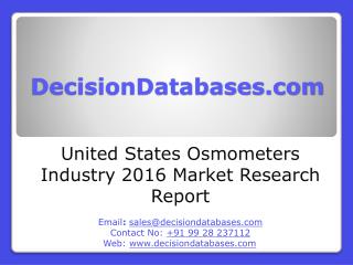 Osmometers Market International Analysis and Forecasts 2020