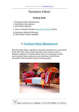 furniture fabric