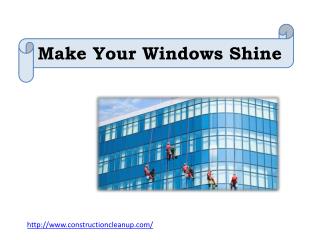 Make Your Windows Shine