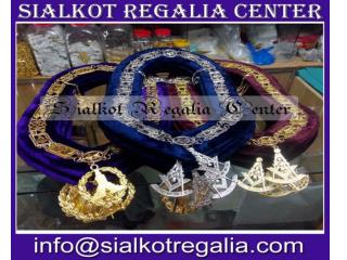 Masonic chain collar with jewels Gold