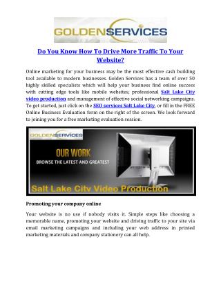 Do You Know How To Drive More Traffic To Your Website?