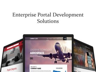 Enterprise Portal Development Solutions